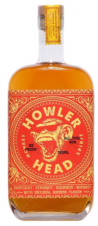 Howler Head Banana Infused Kentucky Straight Bourbon Whiskey 750ml - Yankee  Spirits