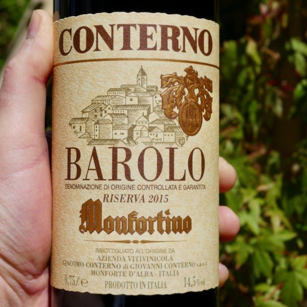 Giacomo Conterno of Barolo Riserva Monfortino 2015 Spring Shop Bottle - Lake 750ml