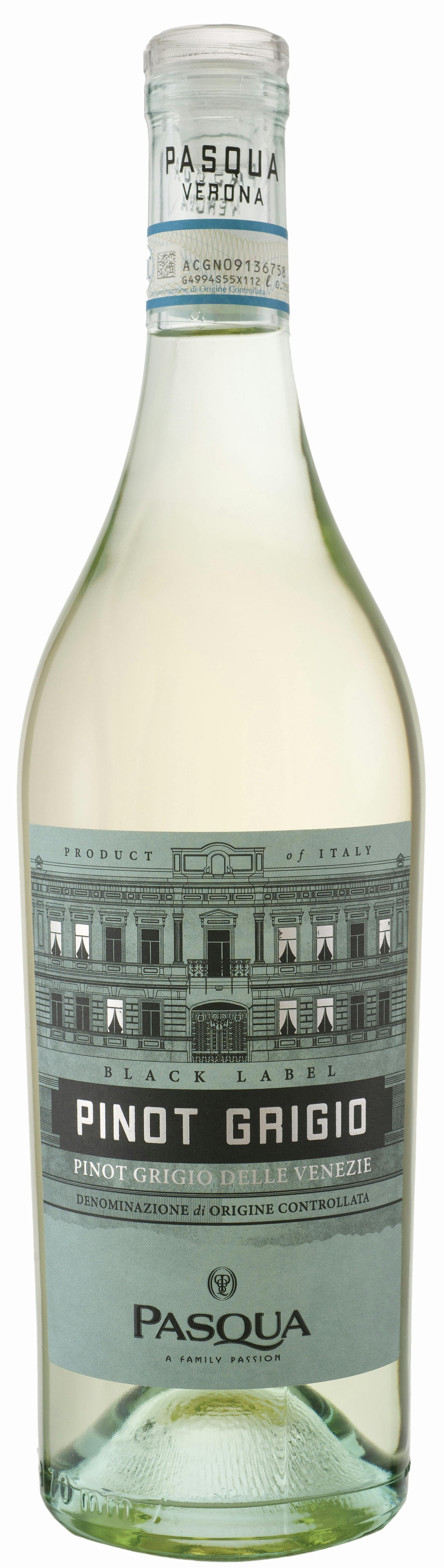 Pasqua Delle Venezie Pinot Grigio Black Label 2022 750ml, 54% OFF