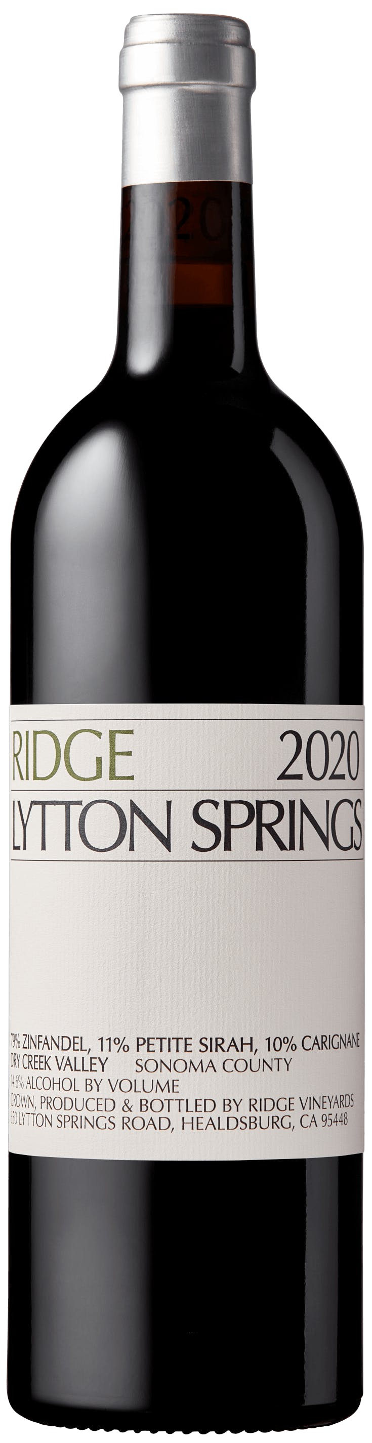 Ridge Vineyards Lytton Springs 2020 750ml - Toast Wines by Taste