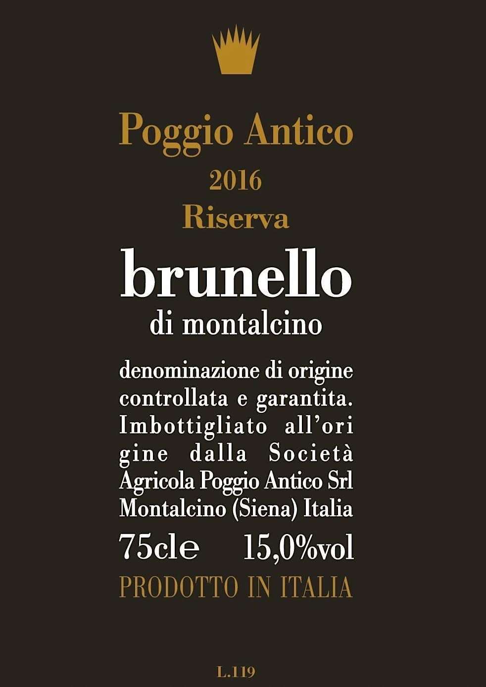 Brunello di Montalcino 2016 - Poggio Antico | Buy Online | Best of Wines