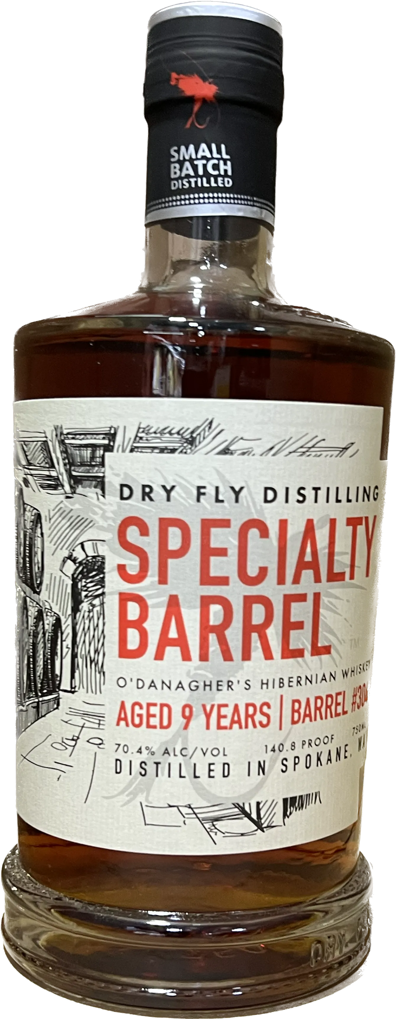 Dry Fly Single Barrel "Store Pick" O'Danagher's Hibernian Whiskey 750ml