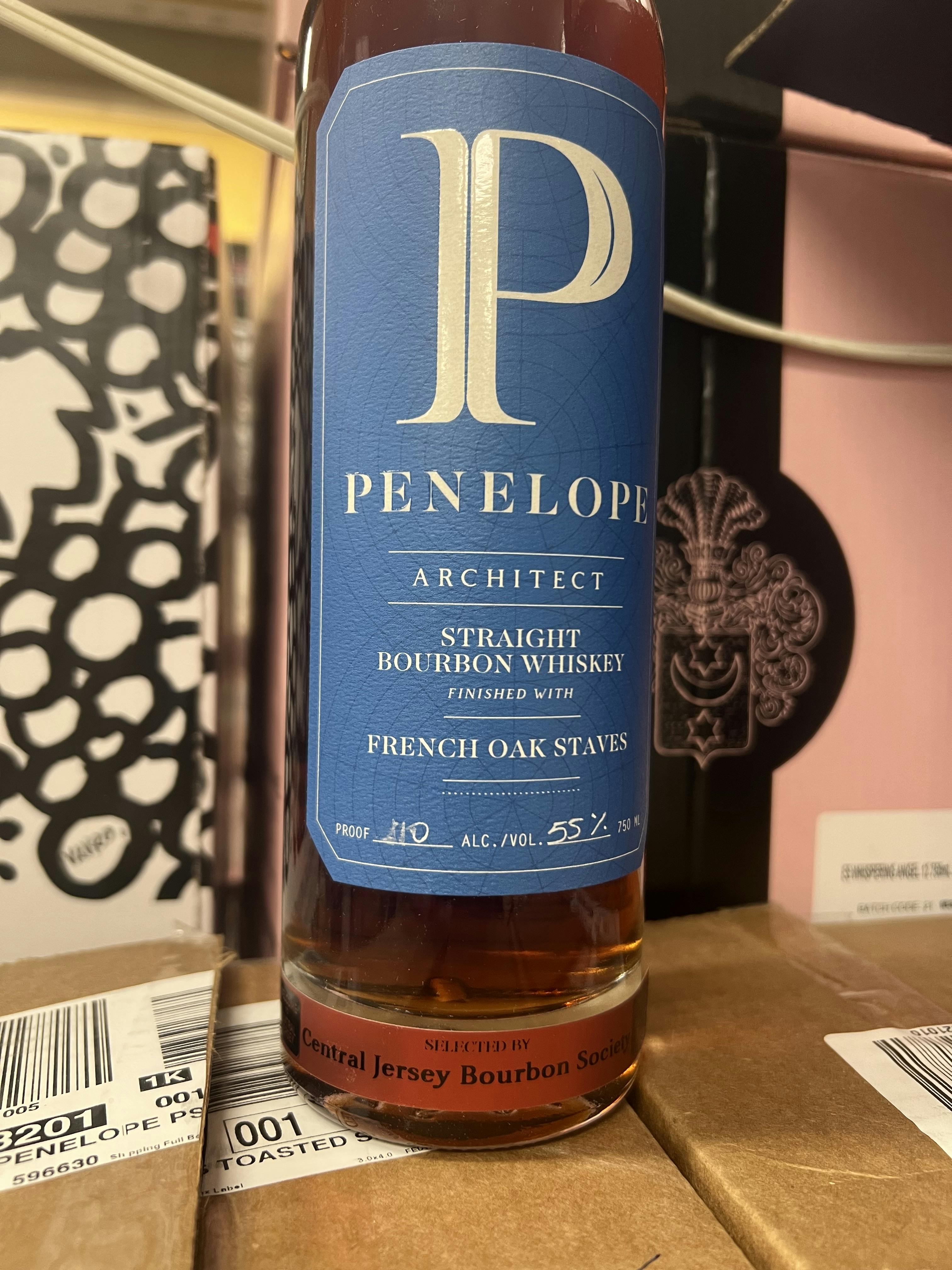 Penelope Bourbon CJBS Architect Straight Bourbon Whiskey 750ml