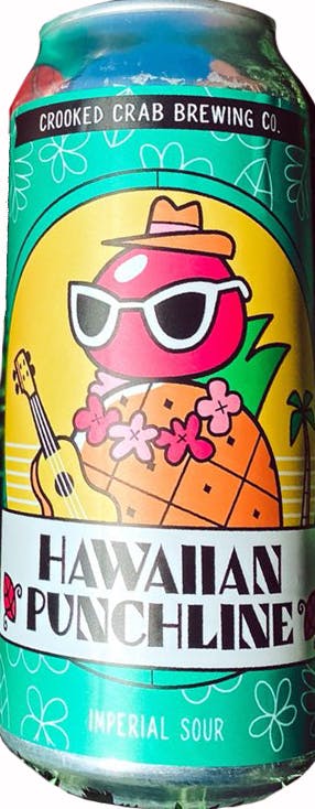 Crooked Crab Brewing Co. Hawaiian Punchline Sour 4 pack 16 oz. Can - Petite Cellars