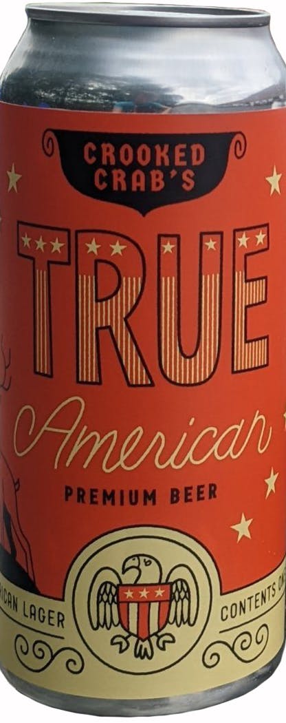 Crooked Crab Brewing Co. True American Lager 6 pack 12 oz. - Petite Cellars