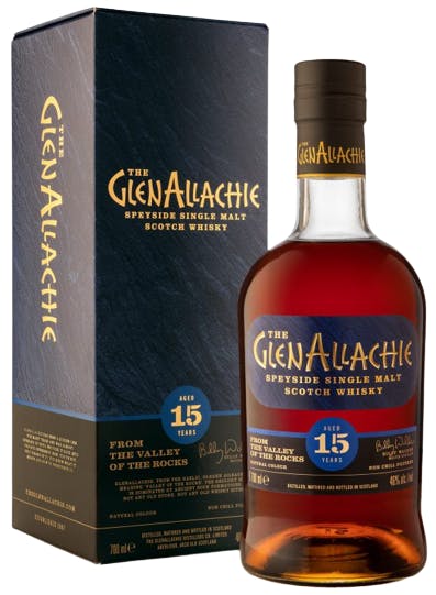 GlenAllachie Speyside Single Malt Scotch Whisky 15 year old