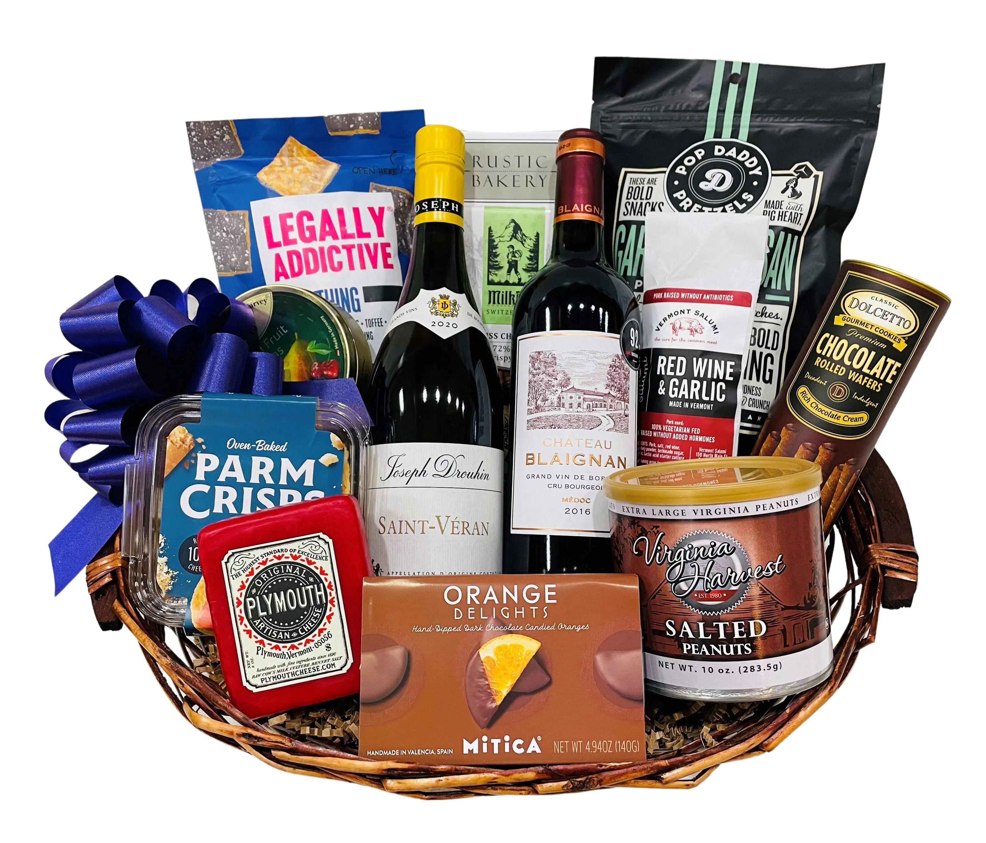 Grand Connoisseur Gift Basket SPIRITED Wines