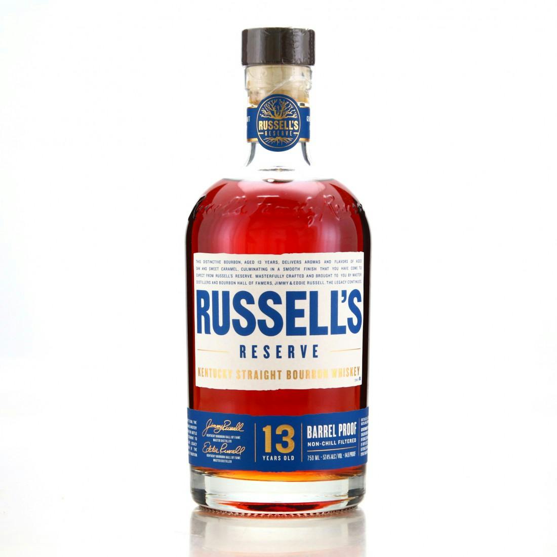 Russell's Reserve Barrel Proof Kentucky Straight Bourbon 13yr year