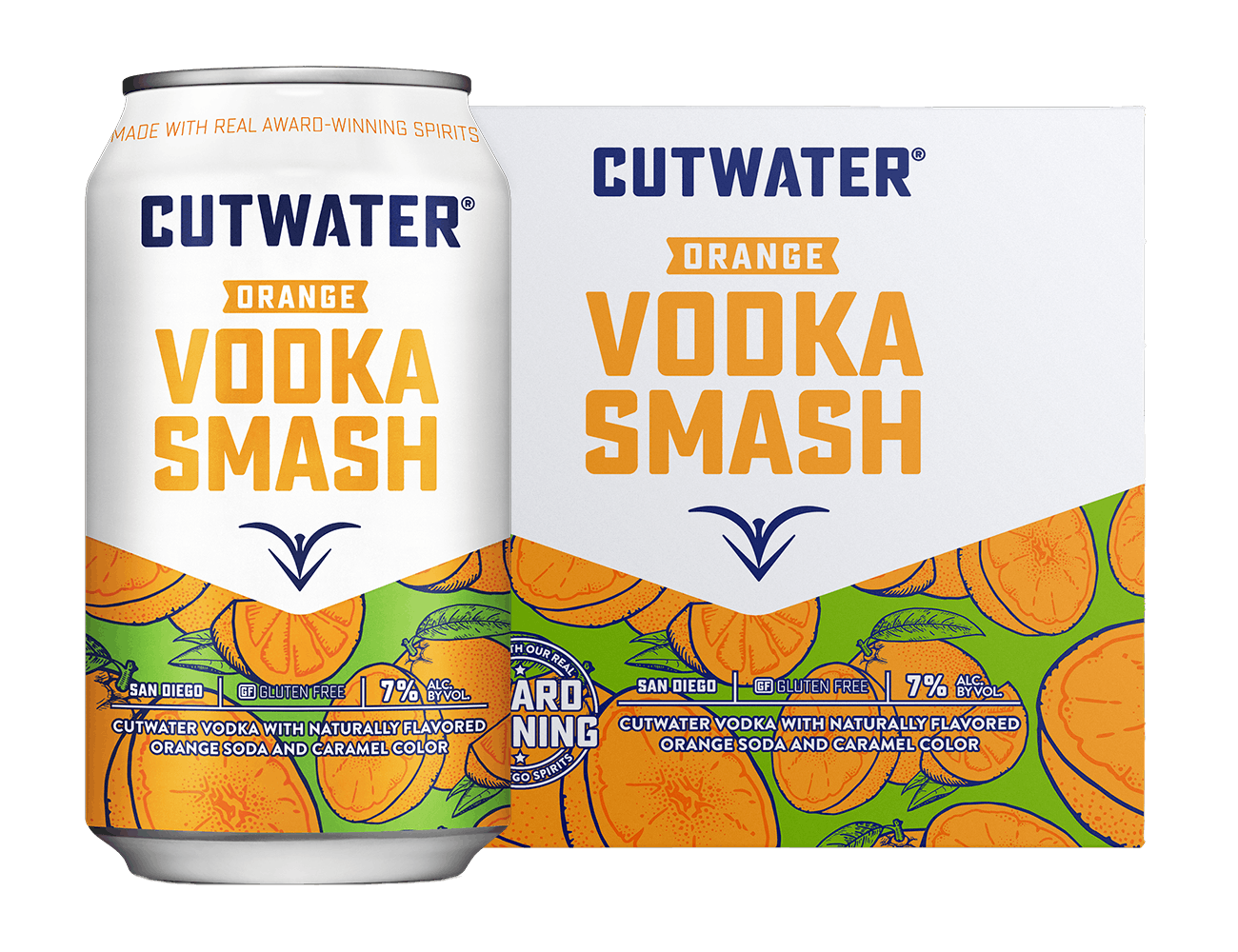 Cutwater Spirits Orange Vodka Smash 4 pack 12 oz. Can Allendale Wine
