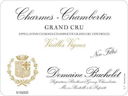 Domaine Denis Bachelet Charmes Chambertin Vieilles Vignes 2020 750ml ...