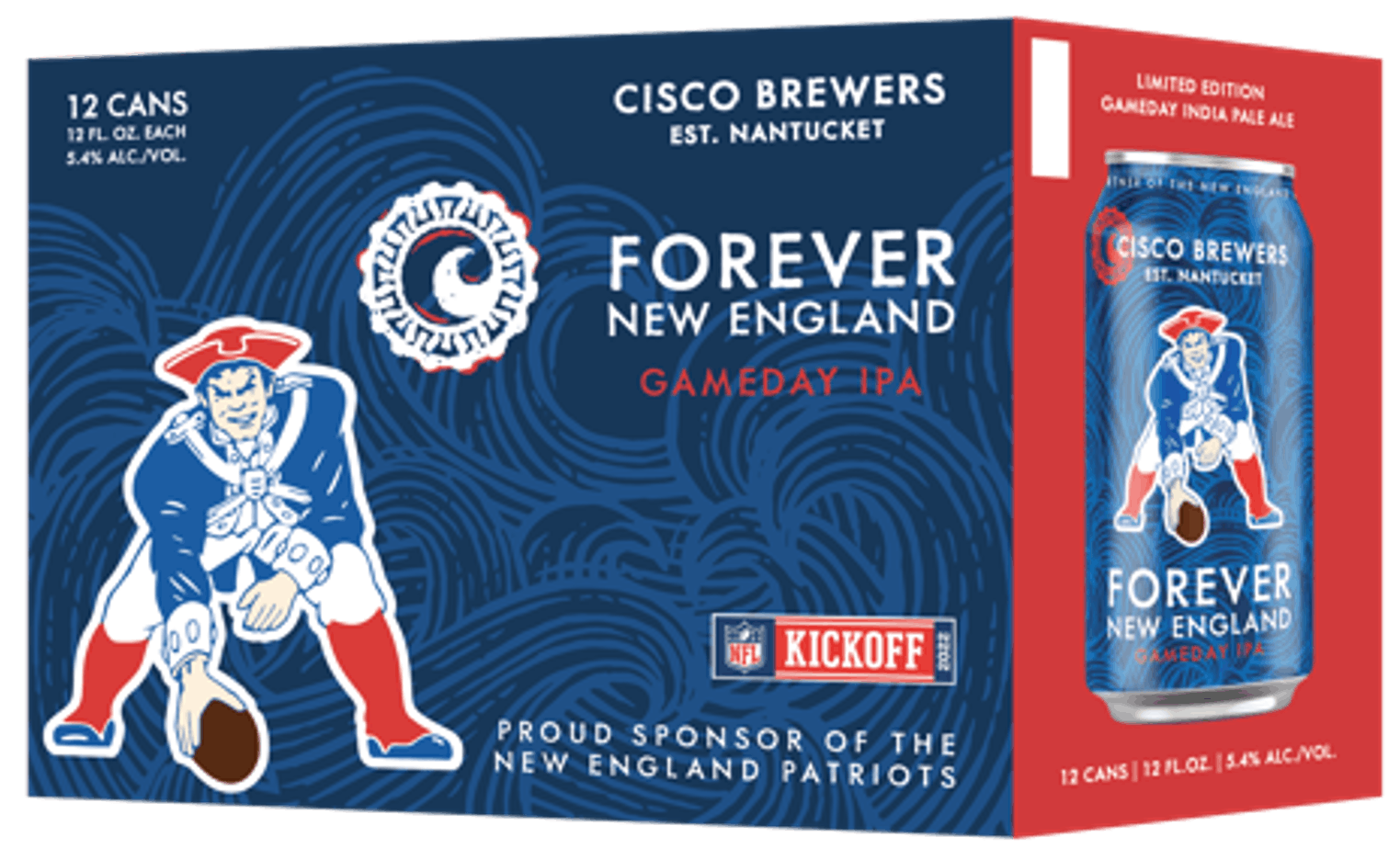 Forever New England Gameday IPA — Cisco Brewers