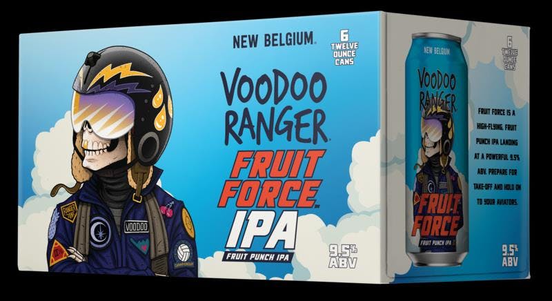 New Belgium Voodoo Ranger Fruit Force IPA 6 pack 12 oz. Can