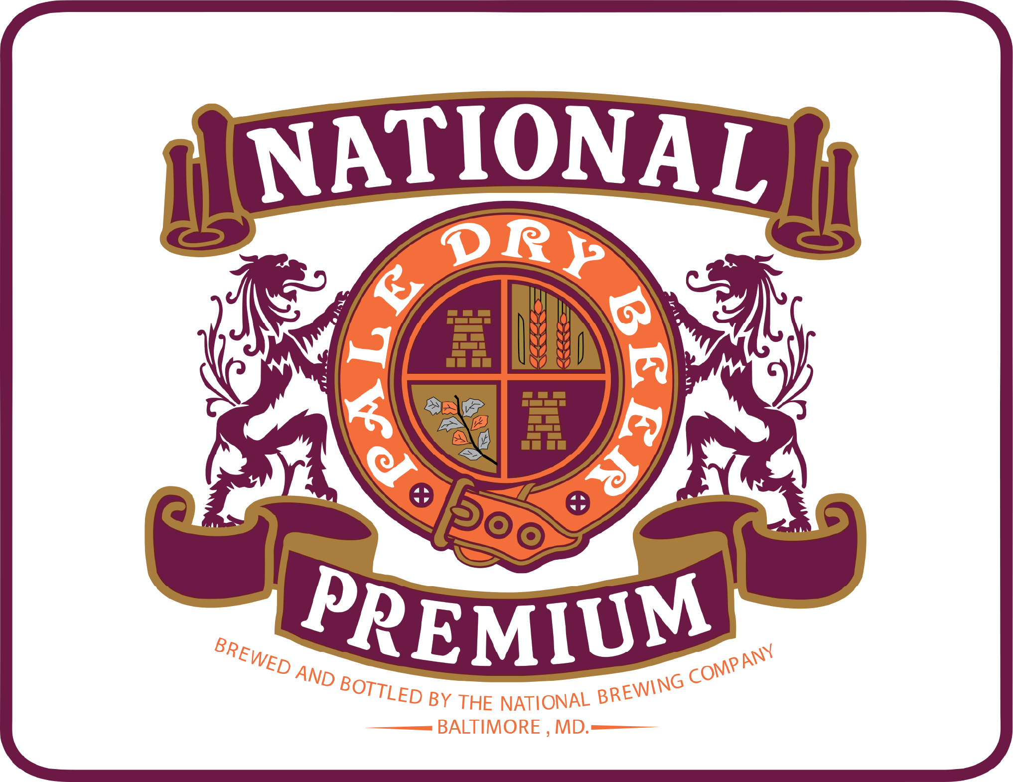 National Brewing Company NATIONAL PREMIUM  6 pack 12 oz. Bottle - Petite Cellars