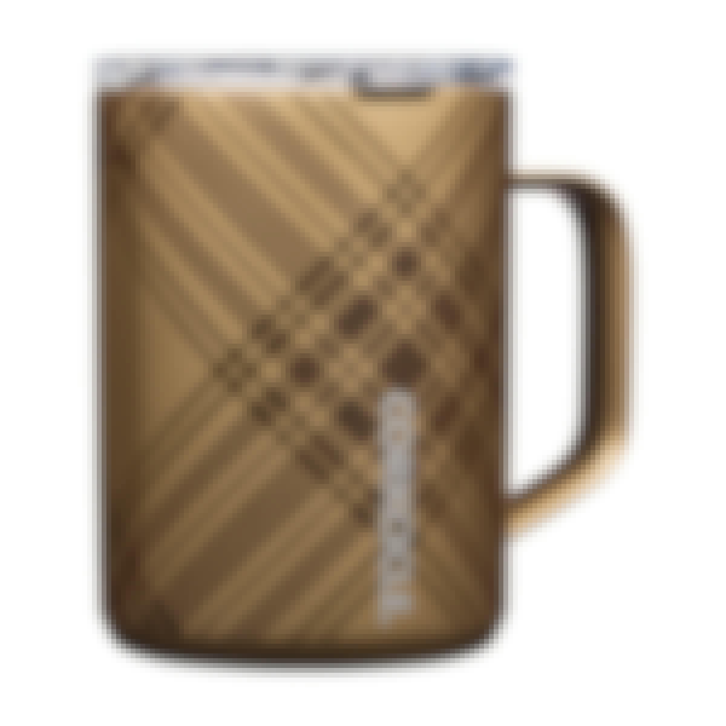 Corkcicle Golden Plaid Mug 16 oz.