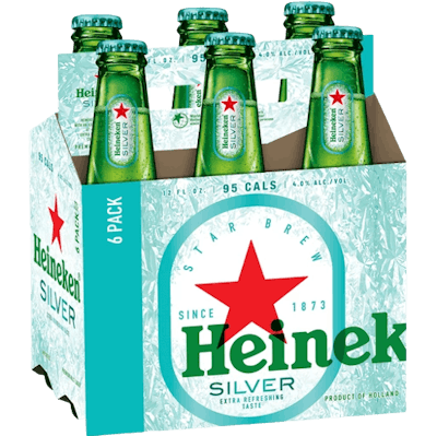 Heineken Silver 6 pack 12 oz. Bottle - Vine Republic
