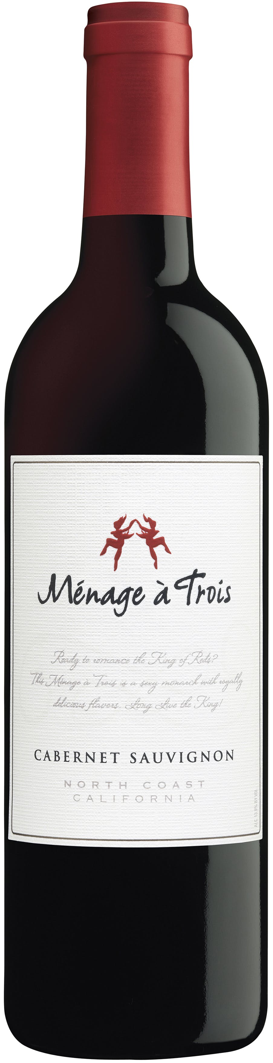 Ménage à Trois Cabernet Sauvignon 2019 750ml - Hudson Wine Co.