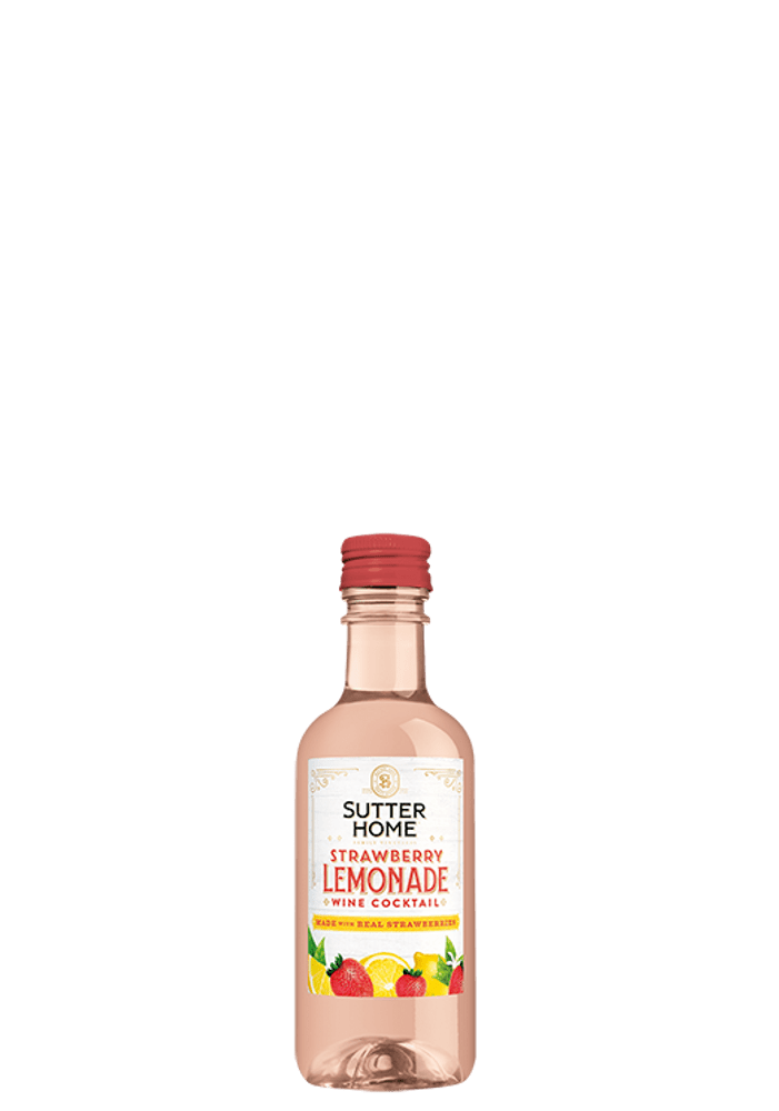 Sutter Home Strawberry Lemonade Wine Cocktail 4 pack 187ml Yankee Spirits