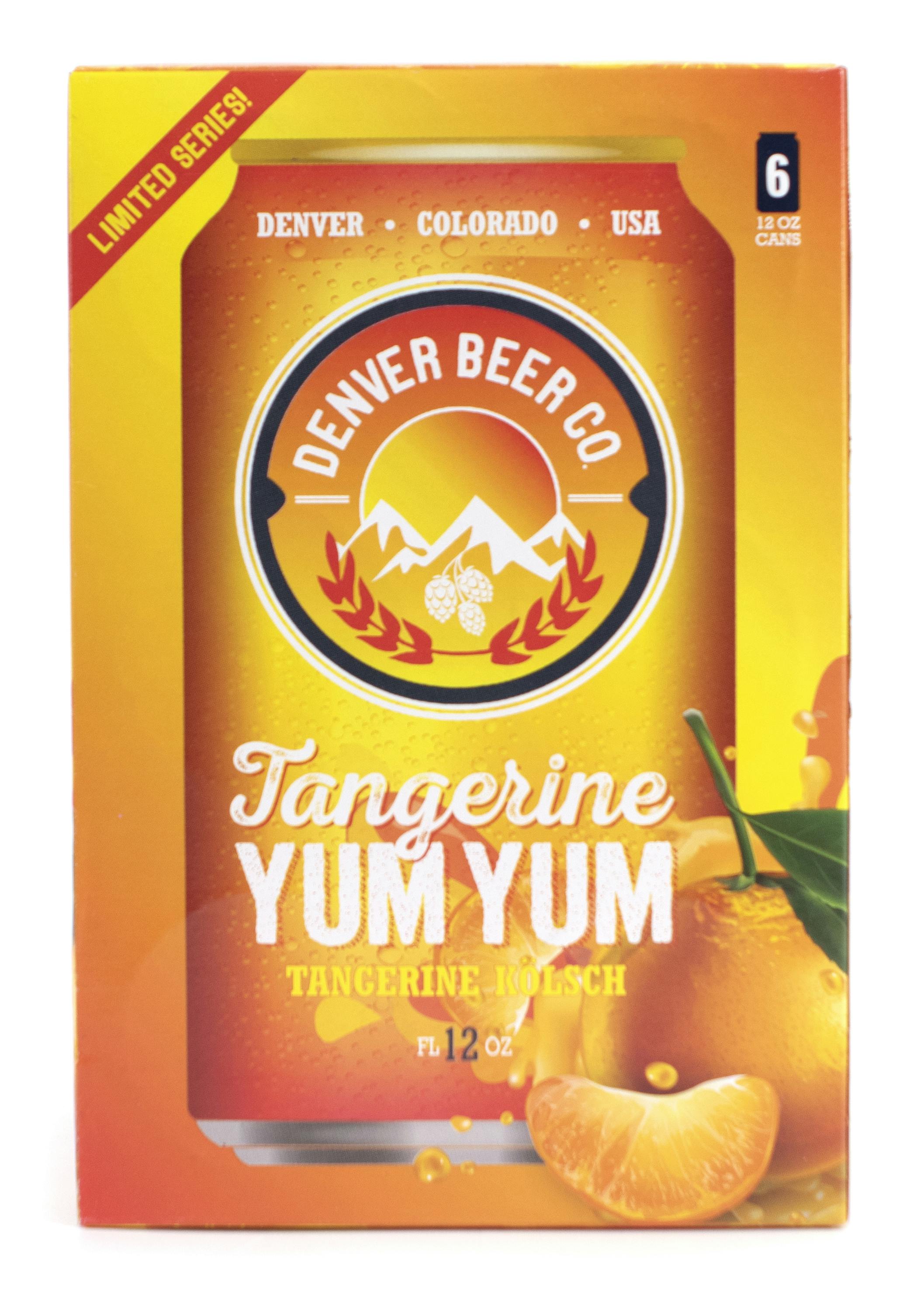 Denver Beer Company Tangerine Yum Yum Tangerine Kolsch 6 pack 12 oz