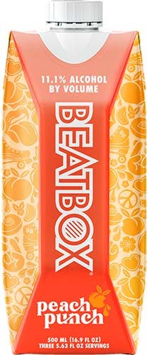 BeatBox Peach Punch 500ml Box - Allendale Wine Shoppe