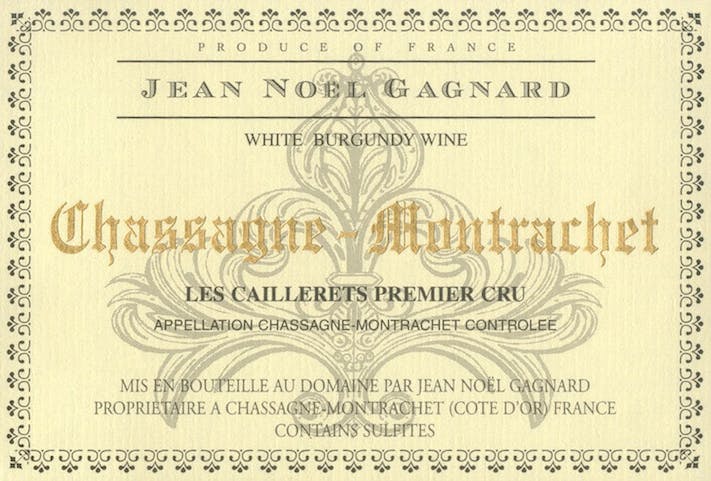 Domaine Jean-Noel Gagnard Chassagne Montrachet Les Caillerets 2018 ...