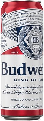 Budweiser Lager Beer 40 oz. Bottle - High Spirits