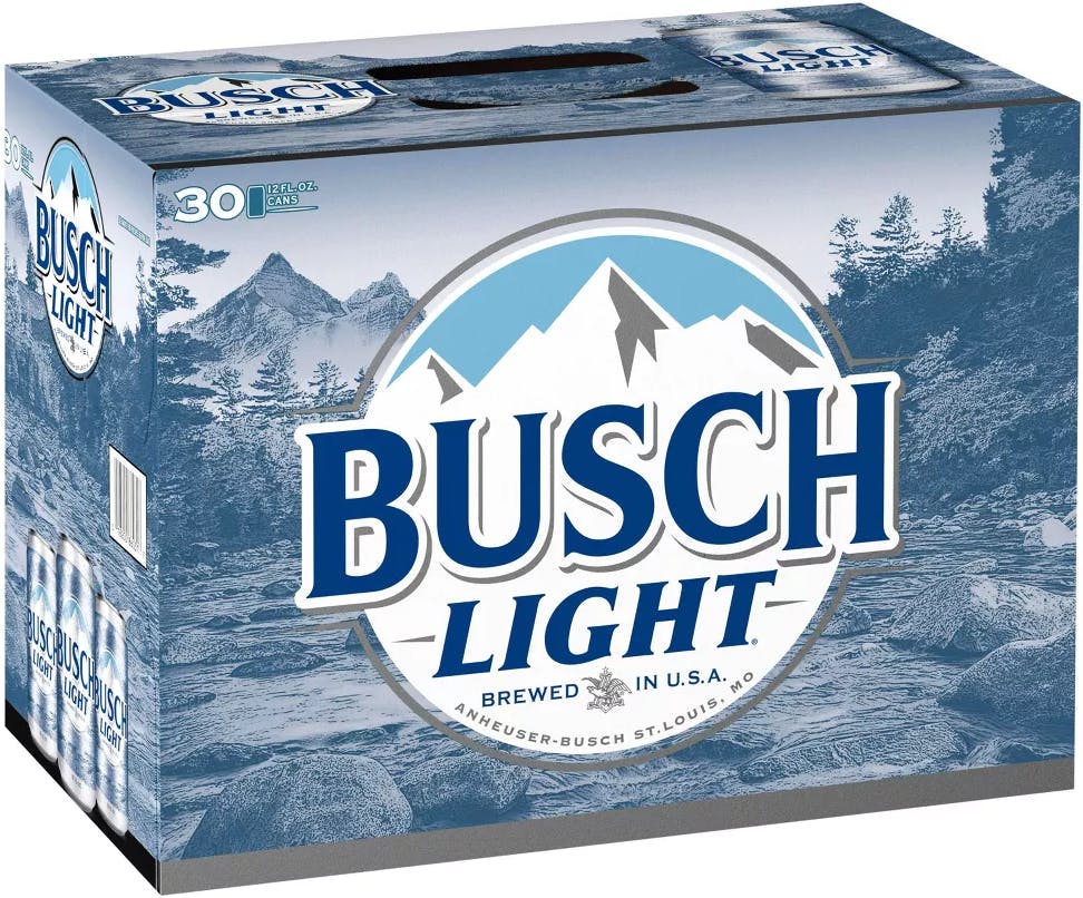 Busch Light Beer, 12 oz, 30 pk