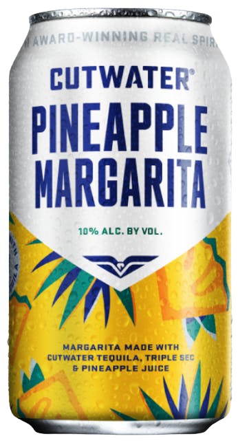 Cutwater Spirits Pineapple Margarita 4 pack 12 oz. Can - Toast Wines by ...