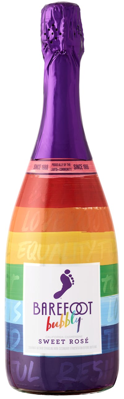 Barefoot Bubbly Sweet Rose Pride Edition 750ml Argonaut Wine Liquor