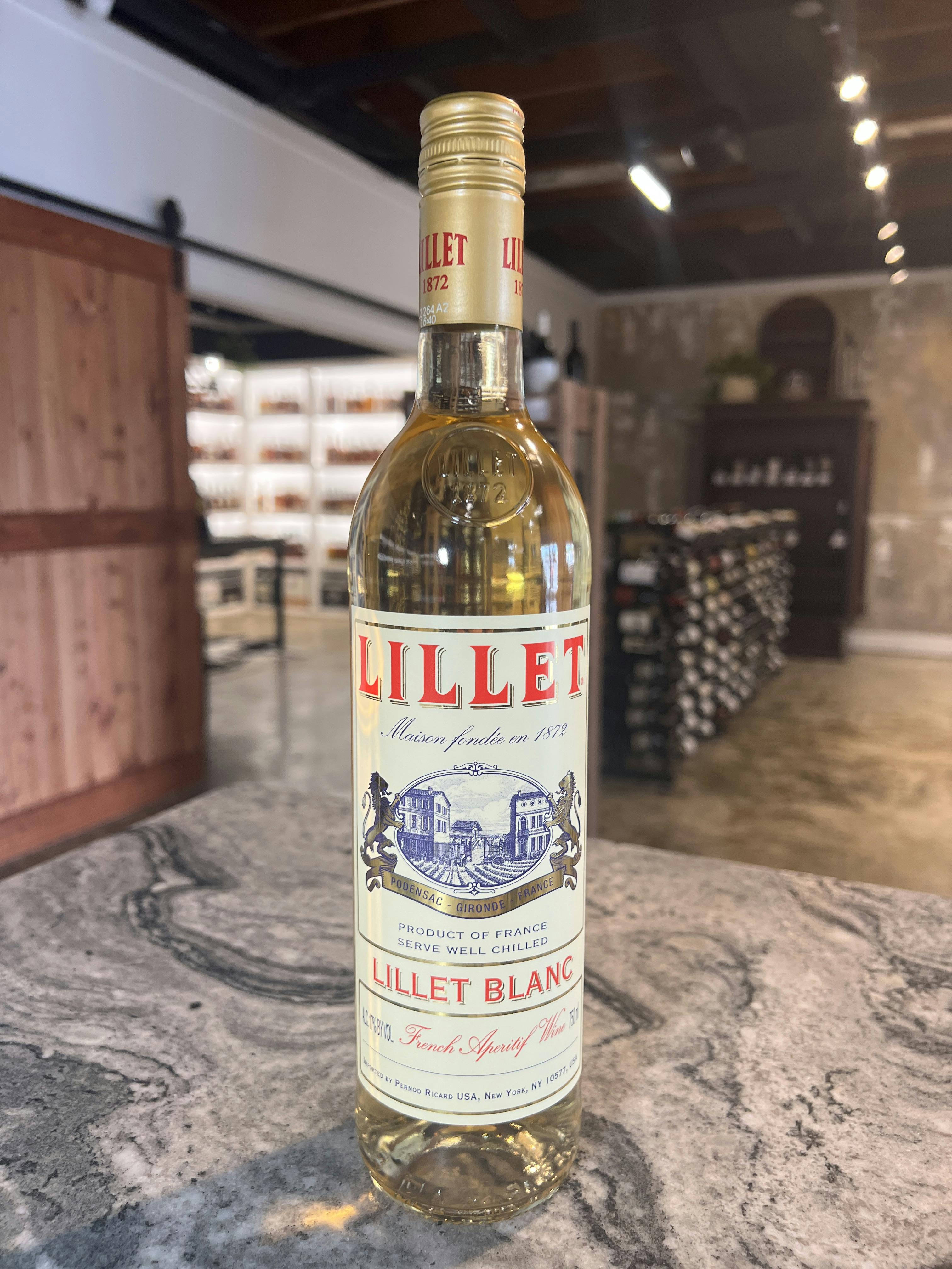 Lillet White Aperitif Wine 750ml - Tonic Bottle & Cork