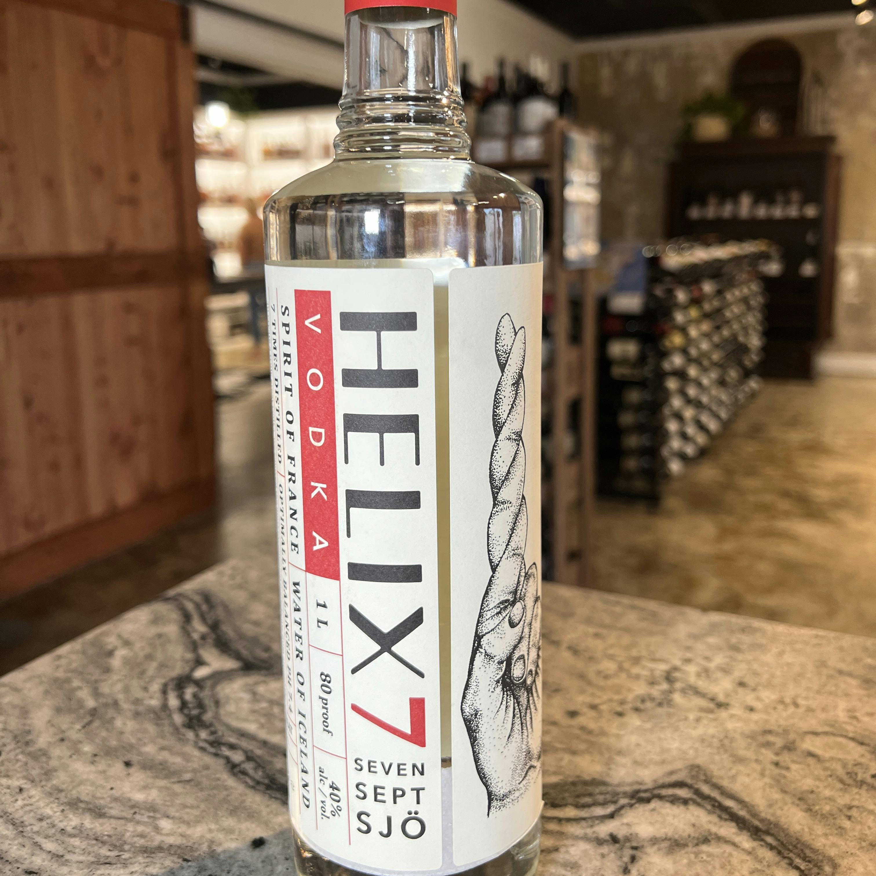 Helix Spirits Vodka 1L - Tonic Bottle & Cork