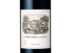 Carruades de Lafite Pauillac 2022 750ml - Station Plaza Wine Carruades de Lafite Pauillac 2022 750ml - Station Plaza Wine