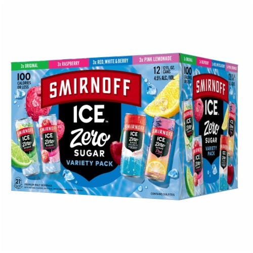 ZERO SUGAR VARIETY PACK 12 pack 12 oz. Can Garden State Discount Liquors