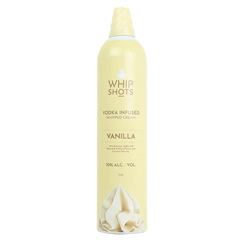 Whip Shots Vodka Infused Whipped Cream Vanilla 200ml Aluminum Bottle -  Buster's Liquors & Wines