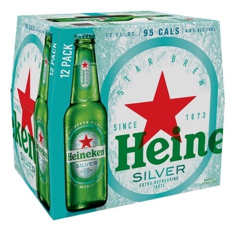 Heineken Silver 6pk 12oz Btl 4% ABV