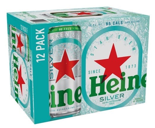 Heineken Silver 12 pack 12 oz. Can - Petite Cellars