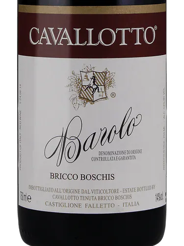 Cavallotto Barolo Bricco Boschis 2019 750ml - Bottle Shop of