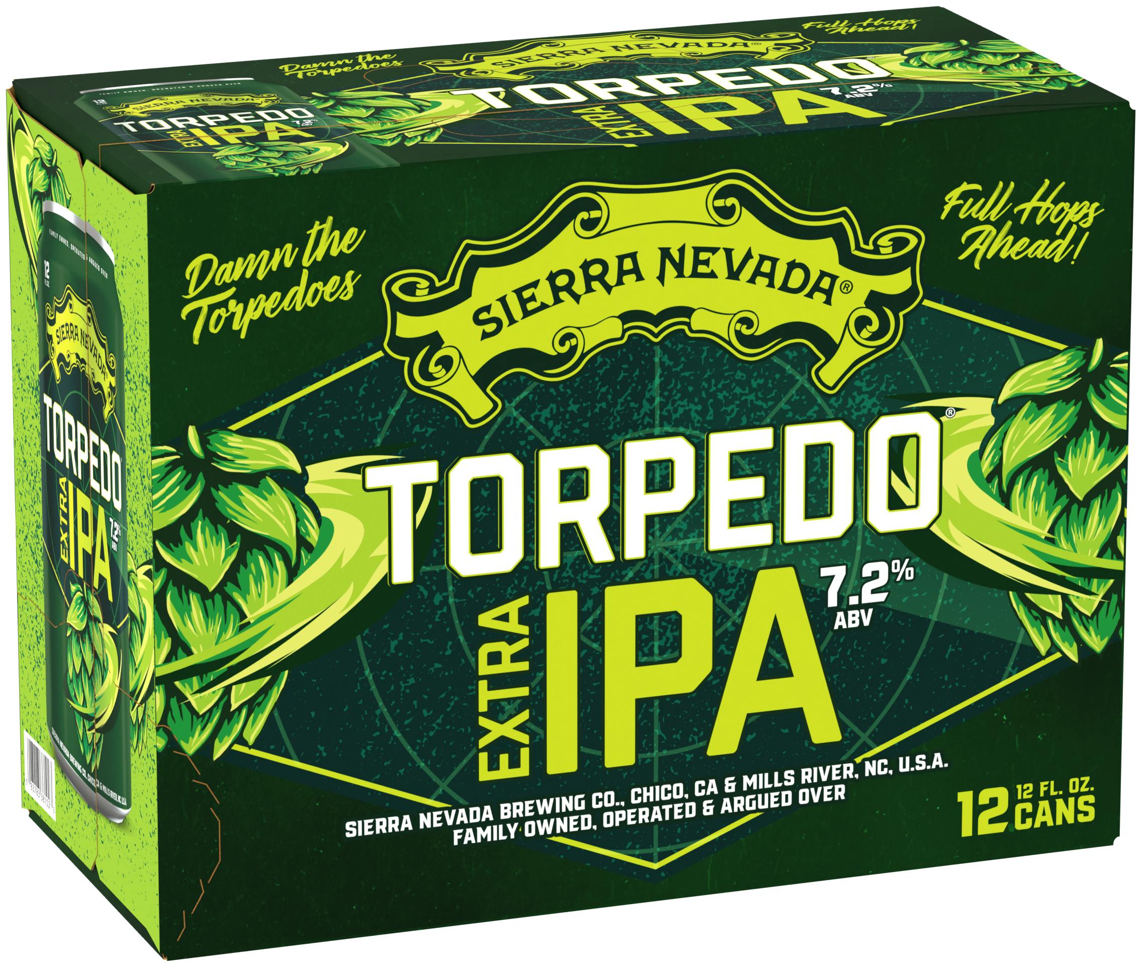 Sierra Nevada Torpedo Extra IPA 12 pack 12 oz. Can - Petite Cellars