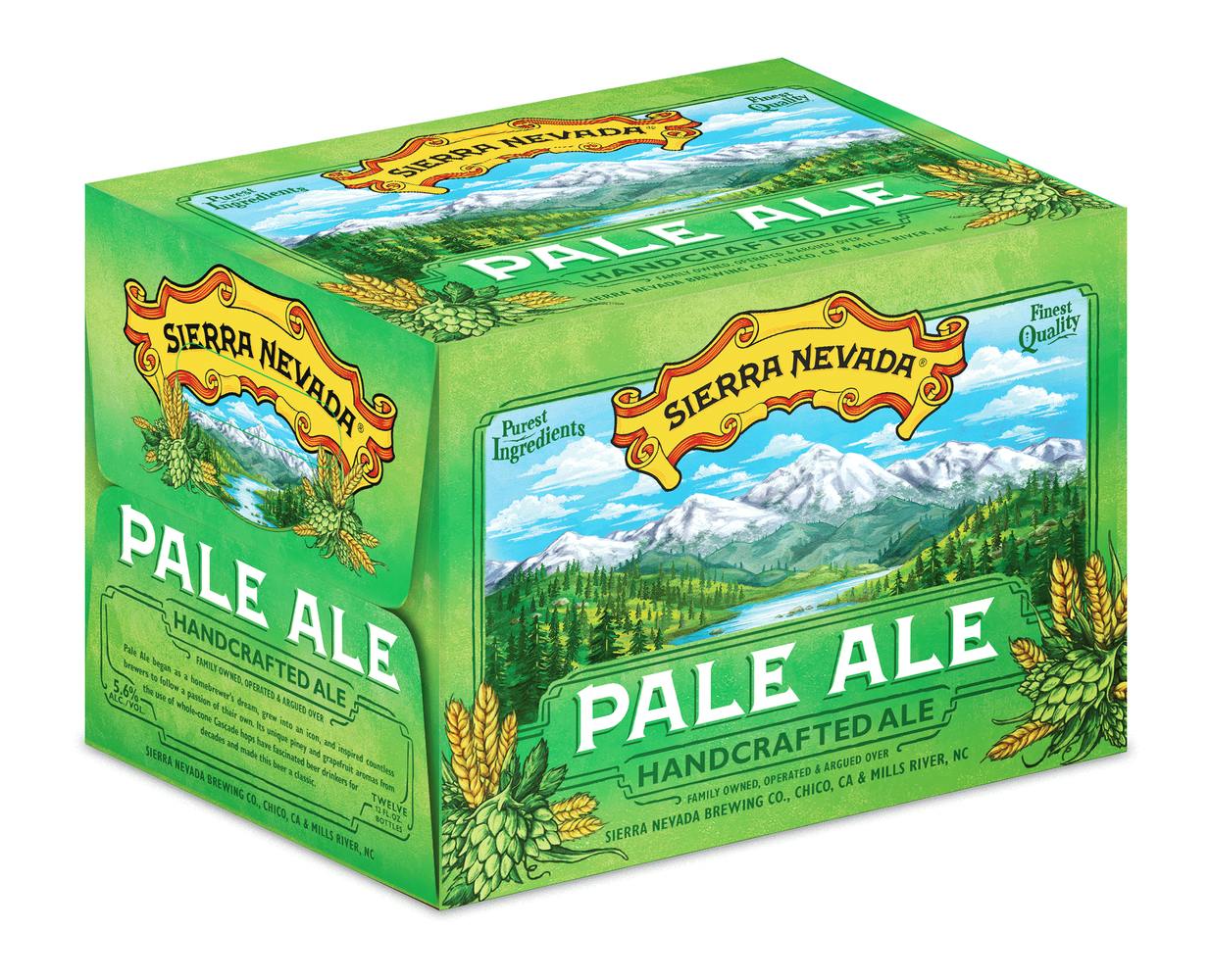 Sierra Nevada Pale Ale 12 pack 12 oz. Bottle - Petite Cellars