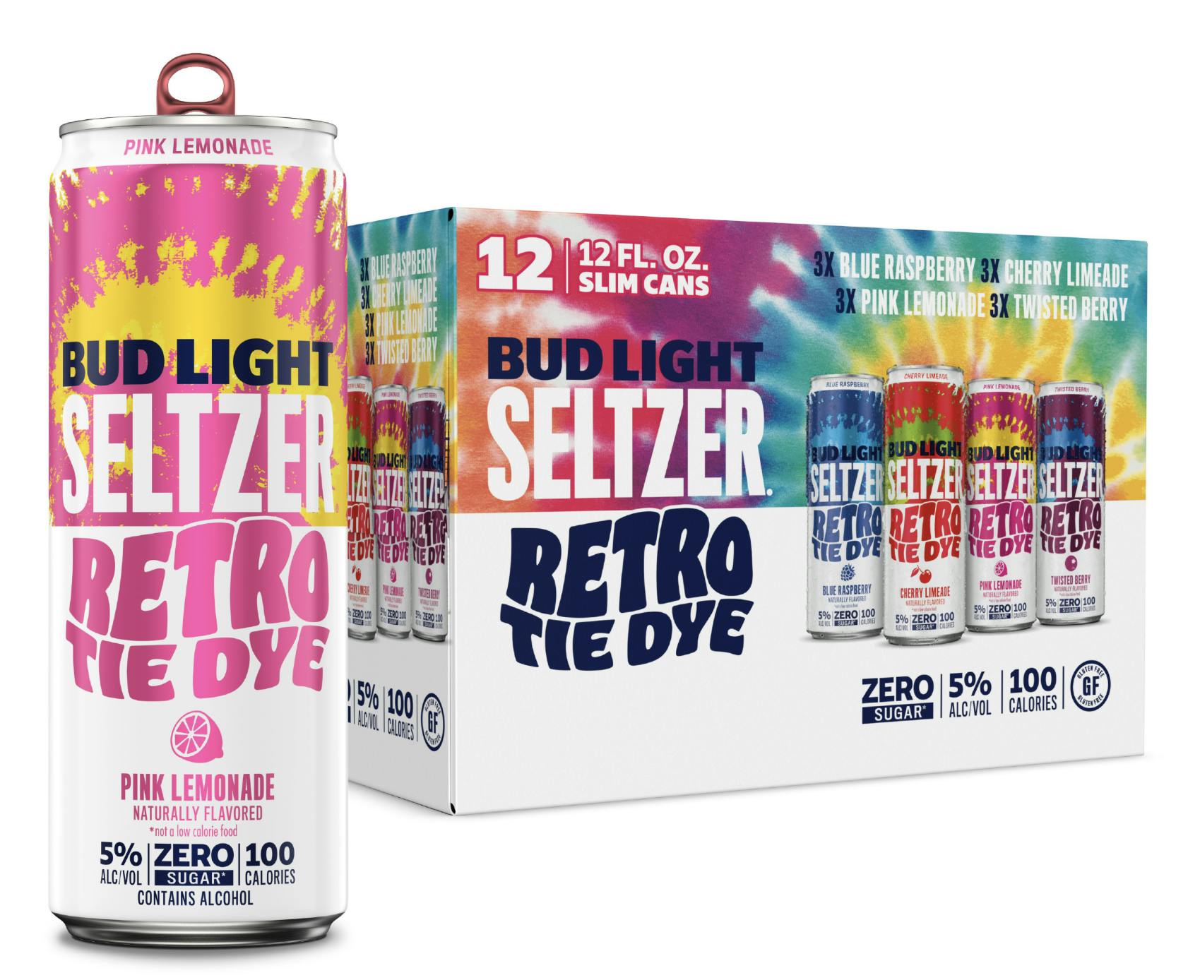 Bud Light Seltzer Slim Can Koozie