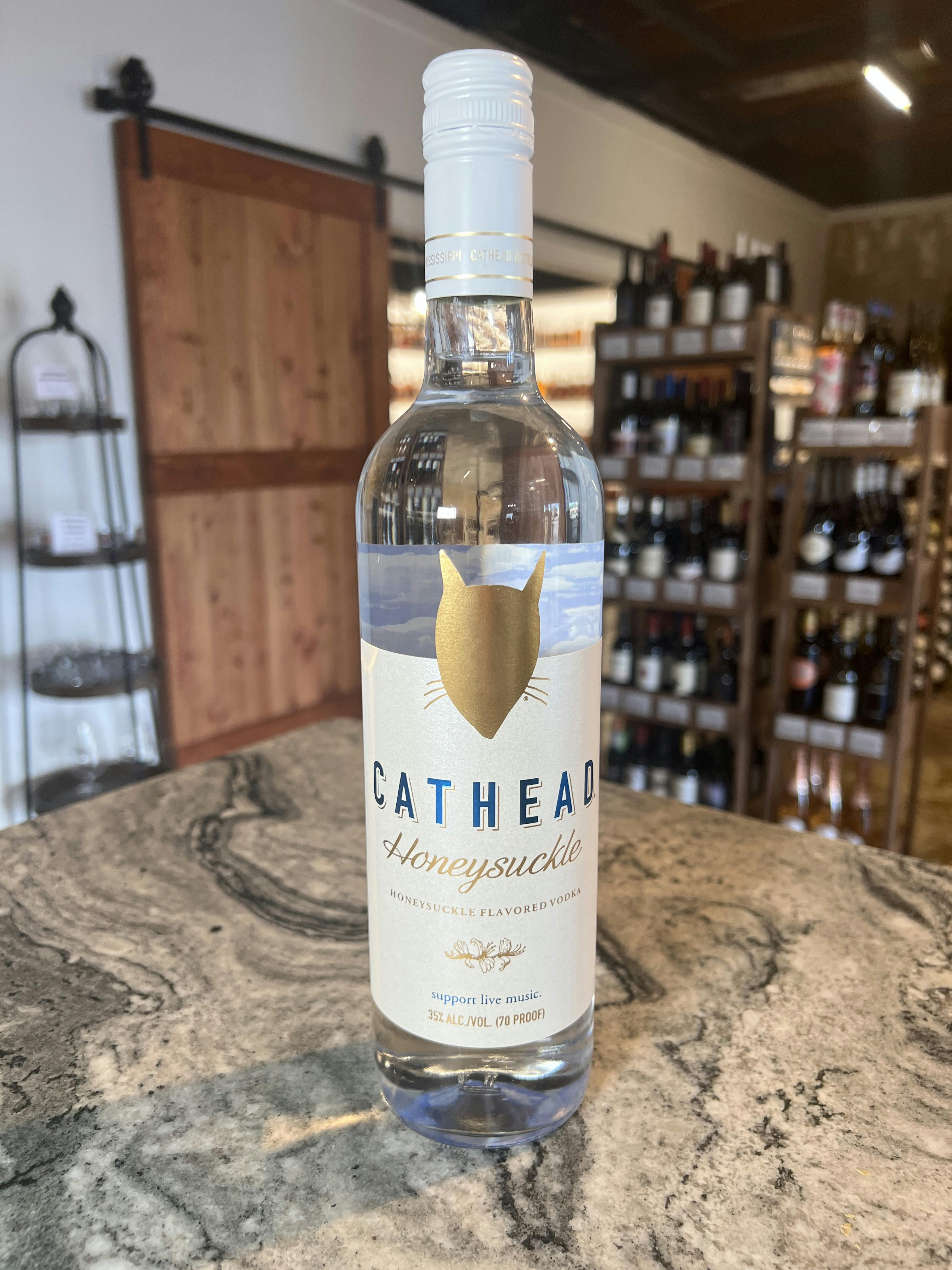 Cathead Honeysuckle Vodka 375ml - Tonic Bottle & Cork