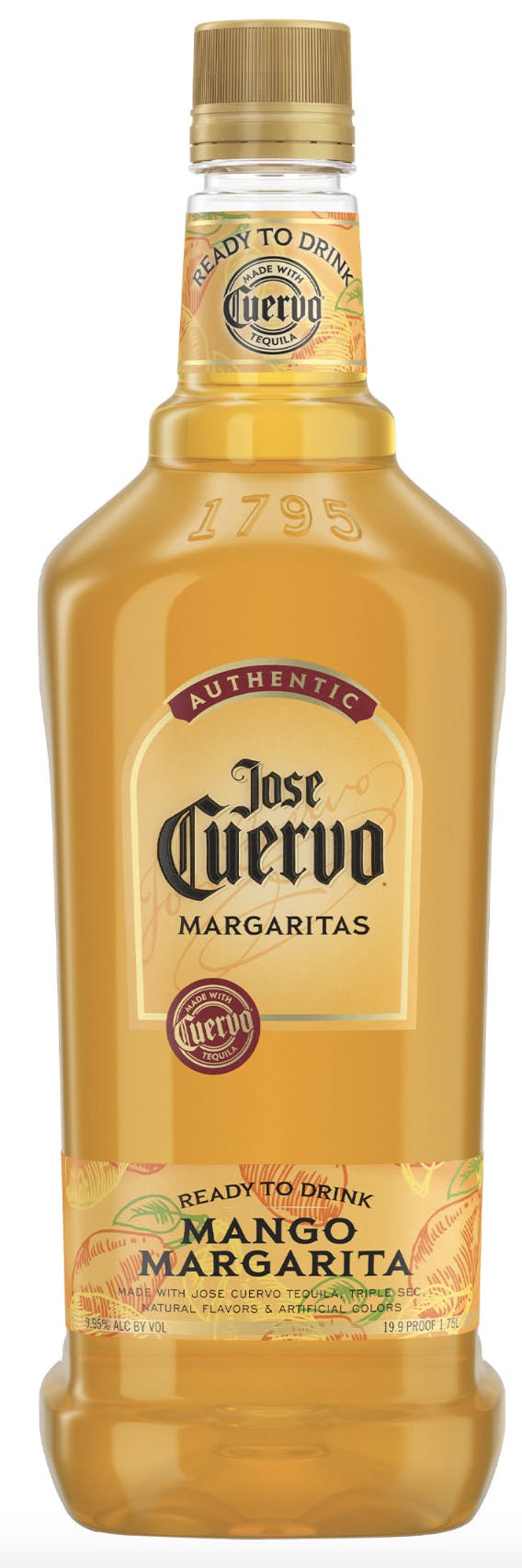 Jose Cuervo Authentic Cuervo Mango Margarita 1.75L Argonaut Wine