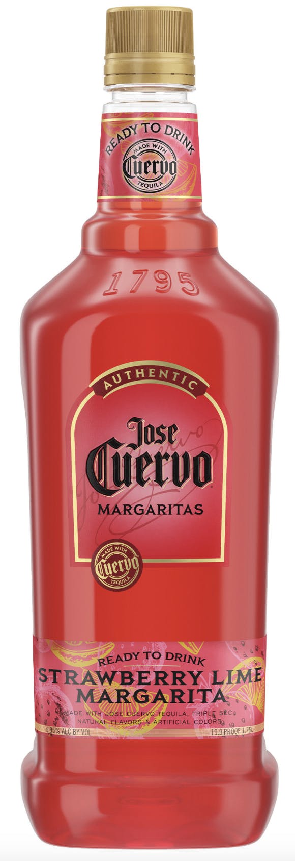 Jose Cuervo Authentic Cuervo Strawberry Lime Margarita 1.75L Kelly's