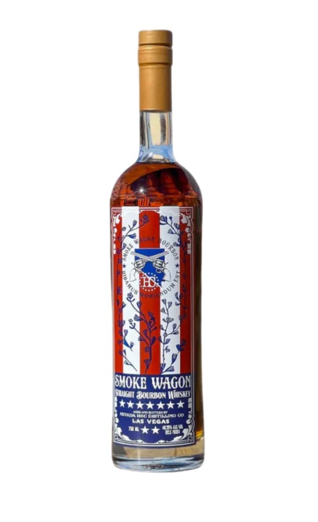 Smoke Wagon Red White and Blue Limited Edition Straight Bourbon 750ml