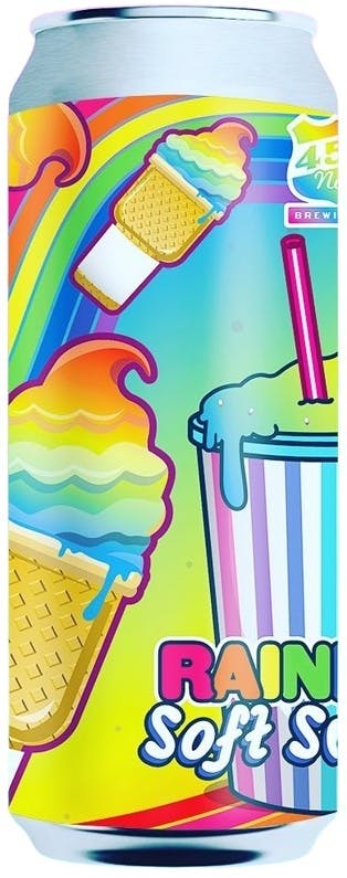 450 North Brewing Slushy XXL Rainbow Soft Serve 4 pack 16 oz. - Buster ...