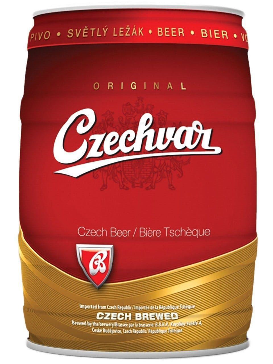 Czechvar Premium Lager 1/2 BARREL KEG *waiting on backorder* 1/2