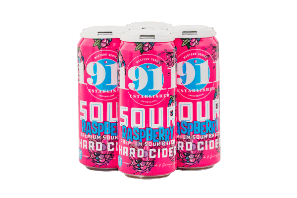 1911 Spirits SOUR RASPBERRY 16OZ 4 PACK CAN 4 pack 16 oz. Can