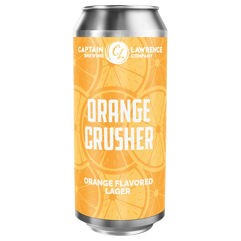 Captain Lawrence Orange Crusher 4 pack 16 oz. Can Yankee Spirits