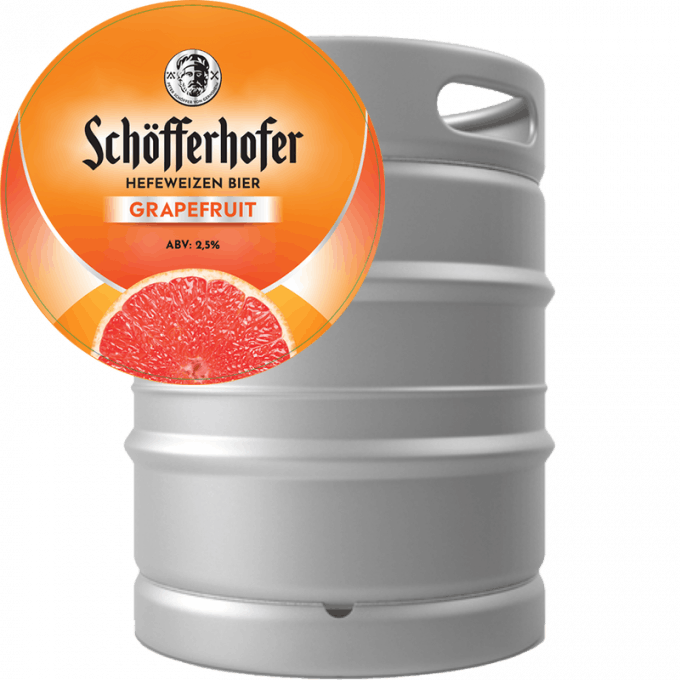 Schofferhofer Grapefruit Hefeweizen 1/2 BARREL KEG 1/2 Barrel Keg