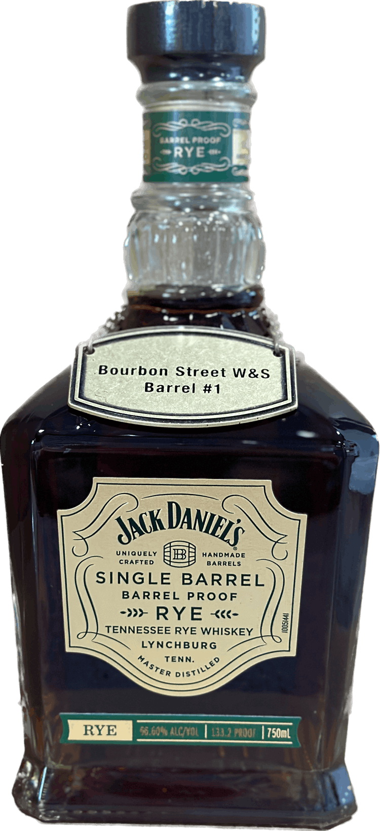 Jack Daniel's BSWS "Store Pick" Single Barrel Barrel Proof Rye