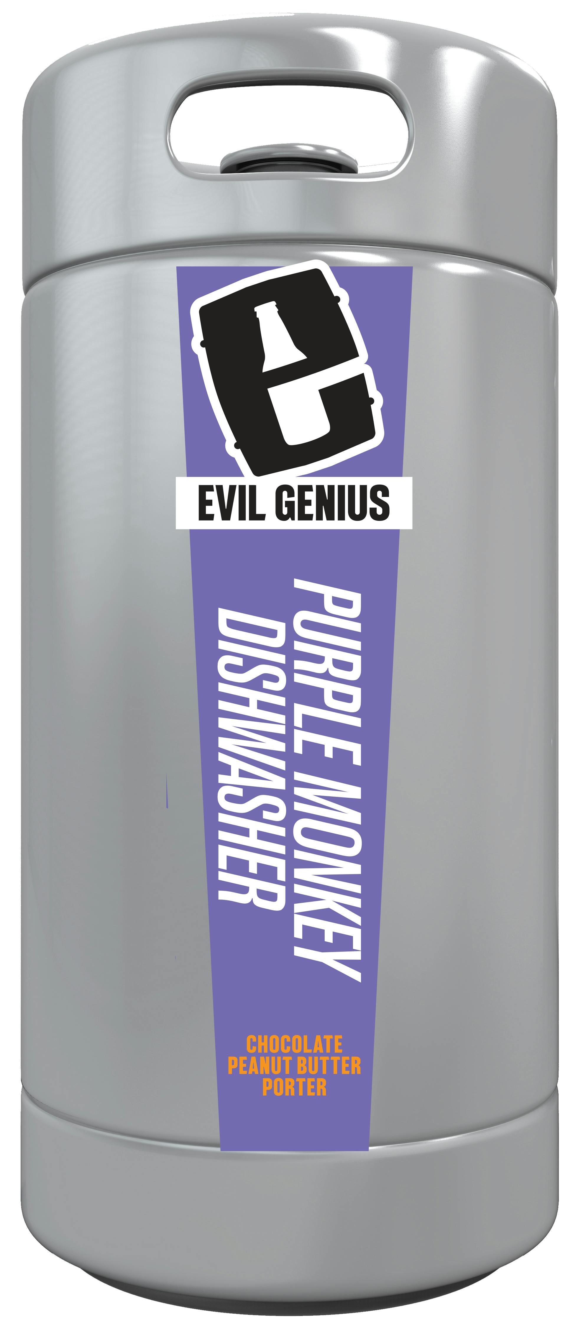 Evil Genius Beer Company Purple Monkey Dishwasher Chocolate Peanut